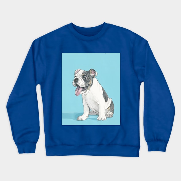 French Bull Dog Illustration Crewneck Sweatshirt by NBalboni87